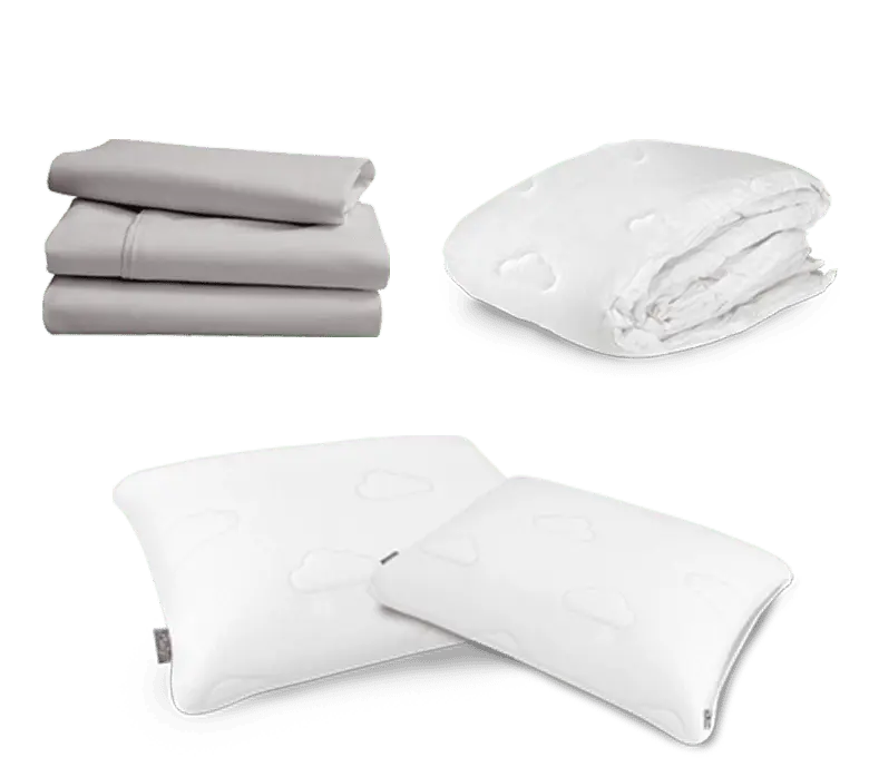 Luxury Sleep Bundle(Pillows + Sheets + Protector) Puffy