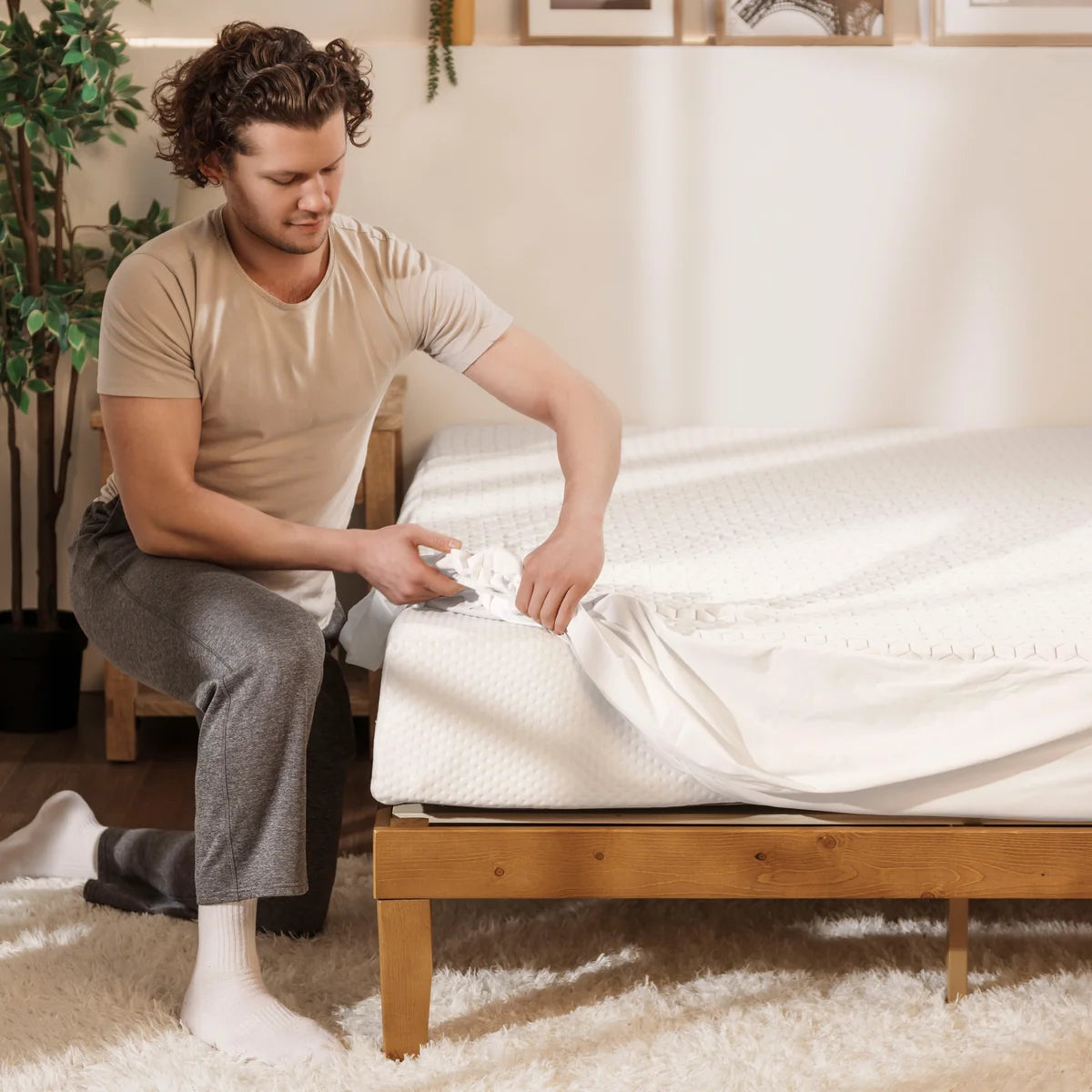 Copper Mattress Protector by Sleeptone Sleeptone