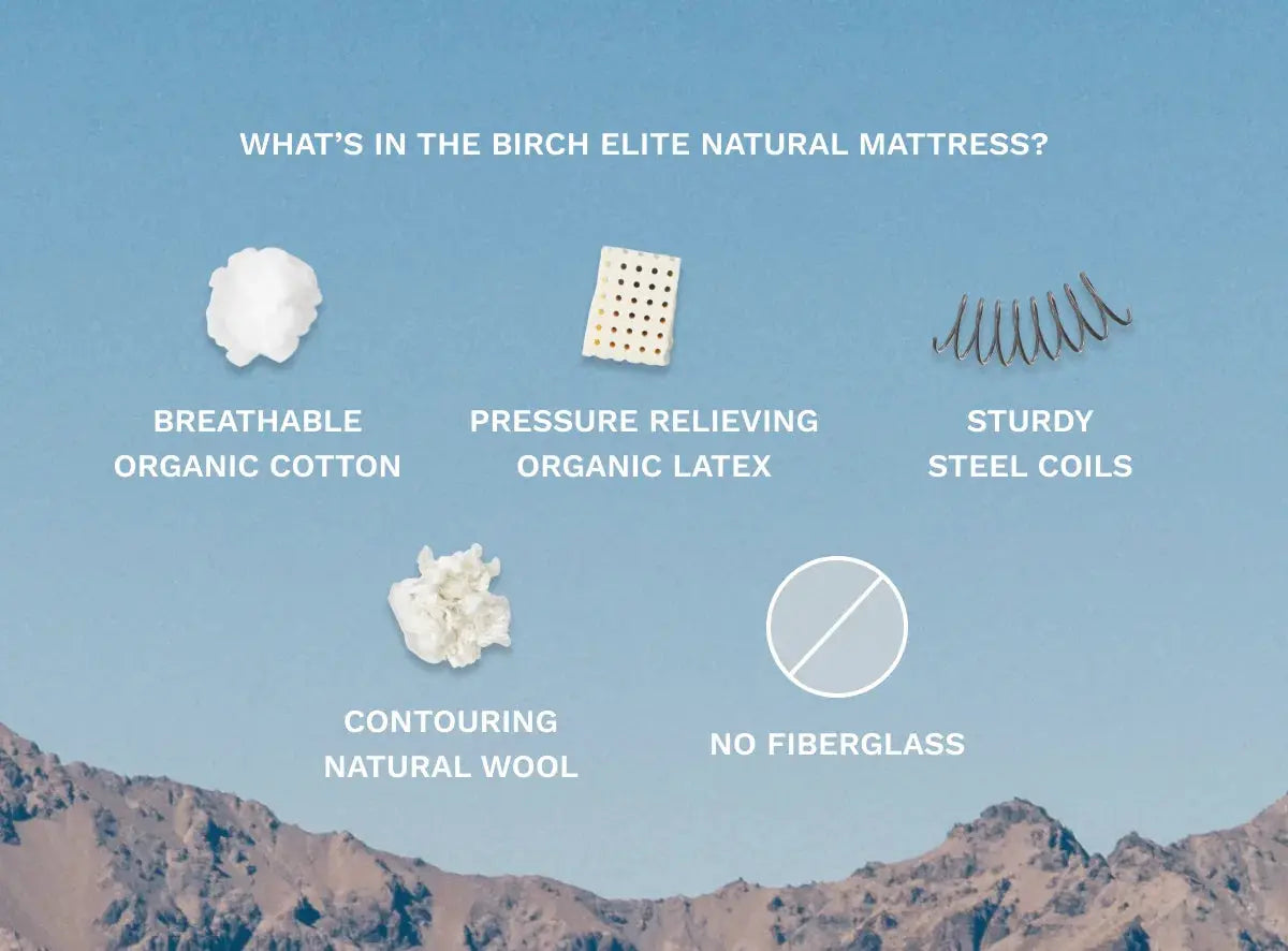 Birch Elite Natural Mattress Birch