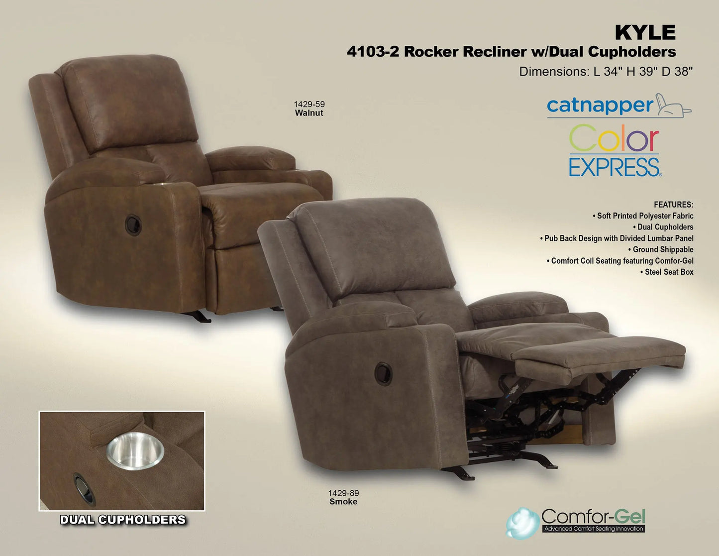 Catnapper® Kyle Recliner Catnapper