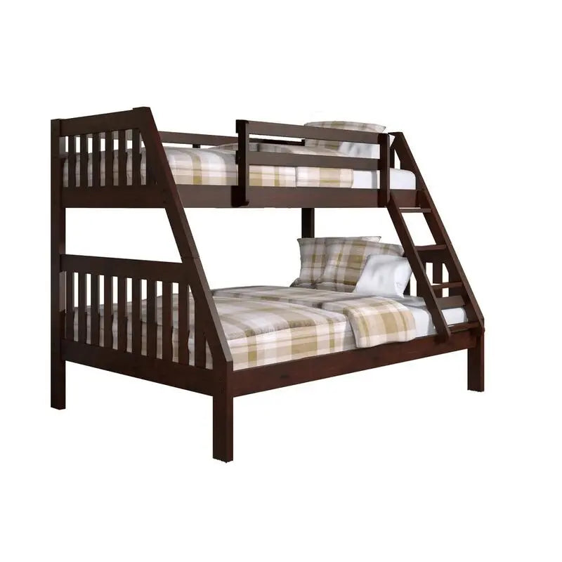 Twin/Full Mission Bunk Bed by Donco Trading Donco