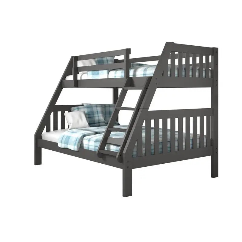 Twin/Full Mission Bunk Bed by Donco Trading Donco