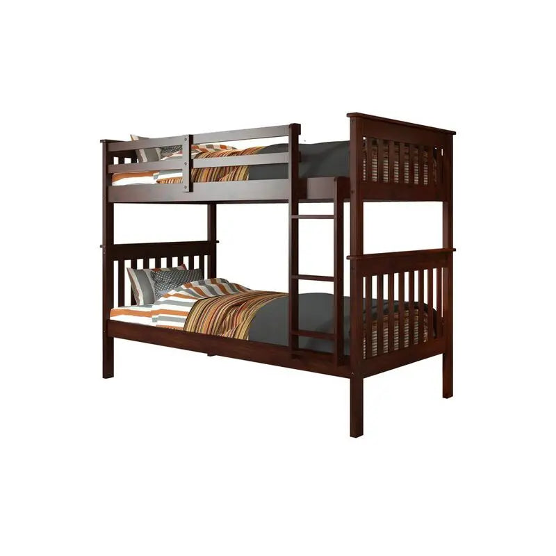 Twin/Twin Mission Bunk Bed by Donco Trading Donco