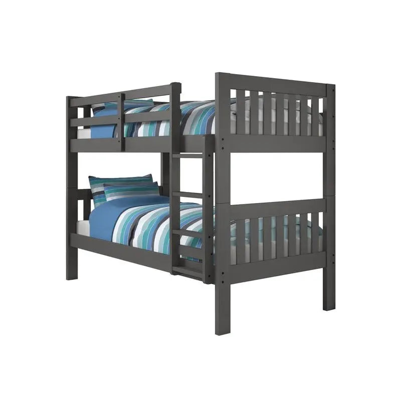 Twin/Twin Mission Bunk Bed by Donco Trading Donco