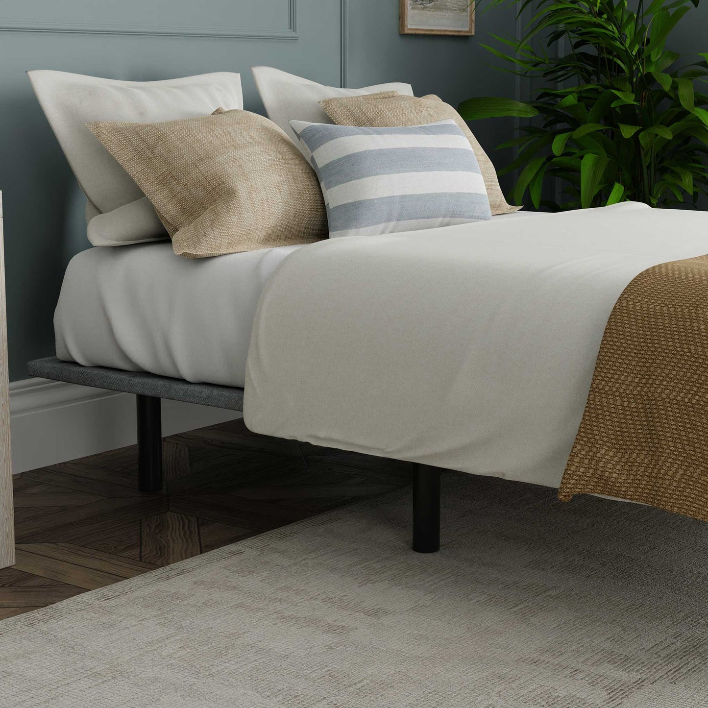 X-Plat upholstered foundation holds up to 1000 lbs