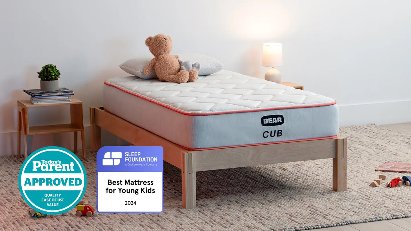 Bear Cub Kids Hybrid Mattress Bear